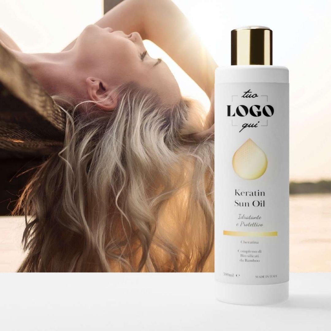 oil-gel per capelli personalizzabile - per parrucchieri